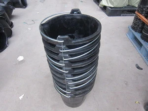 indonesia rubber bucket/latex collecting bucket
