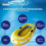 Inflatable kayak 2 person catamaran  PVC folding double paddles rowing boats