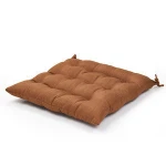 Ins Simple Nordic Solid Color Cotton Linen Padded Cushion Dining Chair Cushion Office Student Car Seat Cushion