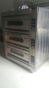 Intelligent full-automatic bread bakery oven price 3 deck 6 trays oven for pizza shop CE /Industrial bakery equipment