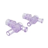 Intravenous injection PC + SIL Three-way small water flow control mirco stopcock valve