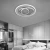 Import IR dimmable function white modern design acrylic adjust led ceiling lighting from China