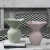 Italian Matte Color porcelain vases for home decor accessories nordic luxury flower vase ceramic living room hotel elegant vase