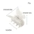Import Jelly butterfly Korean translucent texture hair accessories clip catch chuck clamp temperament horsetail plastic hair claw from China