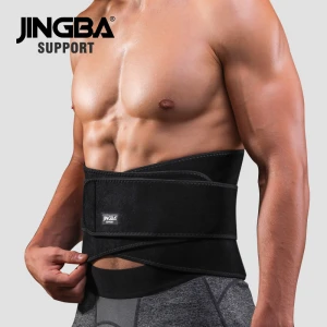 JINGBA SUPPORT New type Waist support free adjustable sweat lumbar belt waist trimmer fitness belts waist brace logo customize