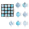 Jinmai Christmas Decoration Ball 6cm 16pcs/Set Christmas Ball Set Snow Balls