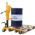 Import JX350 Hand move pallet truck manual drum Carrier lifter oil drum trolley from China