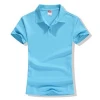 KC072 women golf shirts wholesale apparel 60% cotton 40% polyester polo shirts in stock / oem custom design
