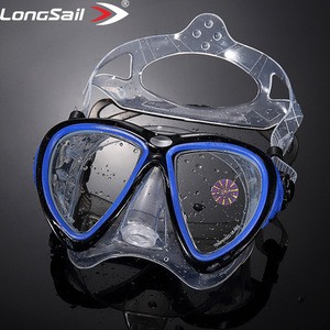 Keeps fogging frameless swim mask for diving goggles Mask snorkel