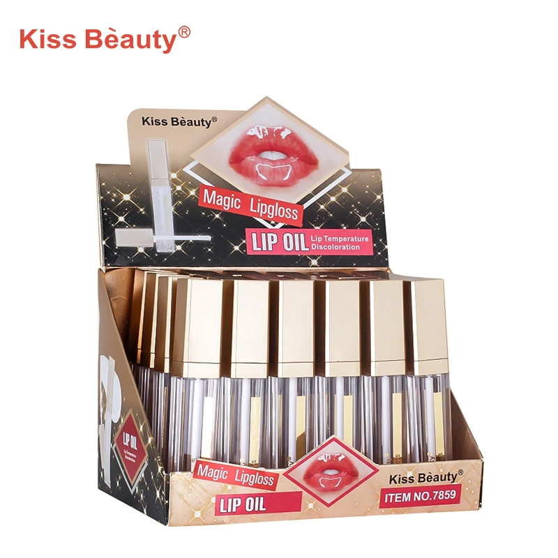kiss beauty magic lip gloss vendor clear sexy shiny lip oil