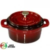 kitchen cookware 10 CM color enamel cast iron round mini dutch oven