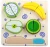 Import Kitchen Cut Fruits Vegetables Eco-friendly Wooden Toy Cutting Fruit Set from China