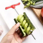 Kitchen Vegetables Spiral Knife Potato Carrot Cucumber Salad Chopper Easy Spiral Screw Slicer Cutter Spiralizer