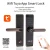 Import KJ015H17 Zinc Alloy Colorful Luxury Biometric Fingerprint Smart Door Lock Smartphone Tuya WiFi APP Remotely Control TTLock from China