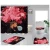 KT Wholesale African Women Shower Curtain with Non-Slip Rugs Toilet Lid Cover and Bath Mat Rug Bathroom 3d shower curtains Sets