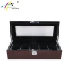 Lacquered Luxury 5 Slots Timepiece Watch Box Case