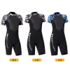 Ladies/Mens 1.5 neoprene fabric material freedive comfort fully body shark skin spring diving wetsuit
