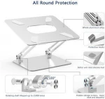 Laptop Stand, Laptop Riser with Heat-Vent to Elevate Laptop,Adjustable Desktop Holder
