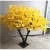 Large Plants Landscape simulation ginkgo leaf plastic artificial green tree wishing yellow ginkgo biloba tree