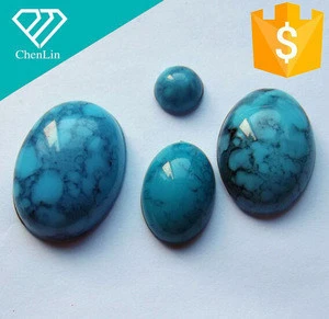 Latest 18x13mm Oval Turquoise Stone Beads for Dress