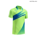 Latest custom dry fit sublimation badminton uniform jerseys