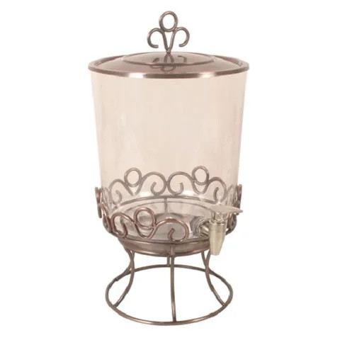 Buy Latest Designed Glass Beverage Dispenser With Metal Tap Luxury ...