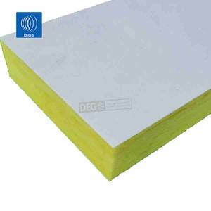 Lay-in Fire retardant sound absorbing soundproof material acoustic fiberglass ceiling board made in China
