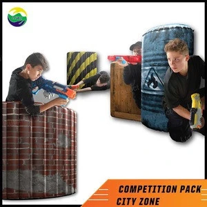 LC Inflatable Battle Zone Birthday Party Idea Sport Game Battlefield War Shooting Game For Kids Battlezone Game Party Inflatable