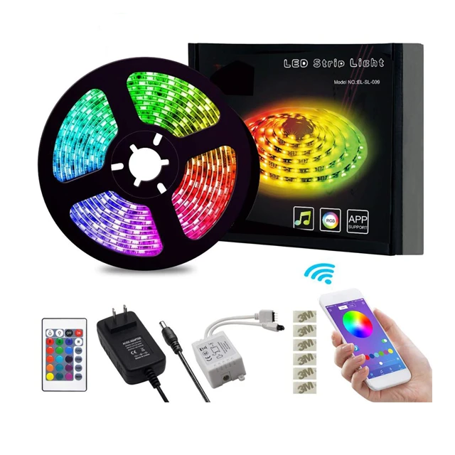LED Strip Light RGB 5050 SMD 2835 Flexible Ribbon led light strip RGB Remote Control