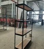Light duty metal steel rivet boltless shelving warehouse storage rack