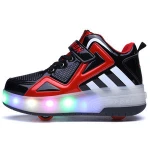 light shoes with two wheels kids led shoes high-top  Roller skate Shoes  flashing glowing  sneakers