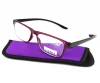 Light weight thin reading glasses,cheap plastic hinge reading glasses with long temple