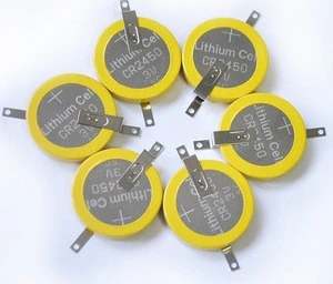 Lithium button cell battery CR2016, CR2032,CR2025, CR2450