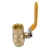Import lockable ball valve before watwr meter brass ball valve pn25 ball valve from China