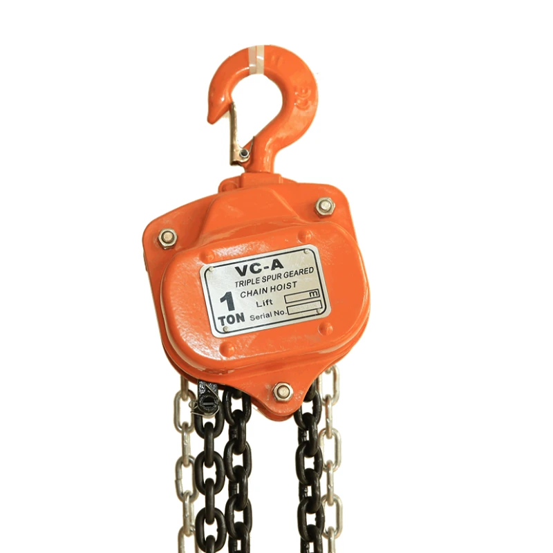 Low Price Hot Sale Orange/Yellow/Green/Blue/Block Chain Hoist Lift for Lifting Goods