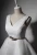 Import LSQ059 Cheap V neckline organza knee length ladies tops elegant vestidos de fiesta white party dresses for girl from China