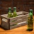 Import Luckywind Set of 2 Vintage Rustic Distressed Gray Wood Nesting Boxes, wooden Storage Crates w/Handles from China