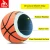 Luminous glow in the dark two high bright LED gifts lights rubber LED basketball