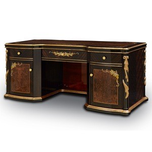 Luxury Antique Wooden Hand Carved Classic Executive Office Desk