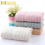 Luxury Bamboo Fiber 600GSM Jacquard Striped Towels Sets