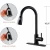 Import Luxury black pull out folding kitchen faucet tap from China