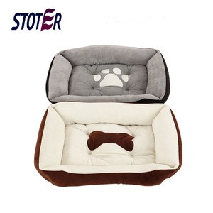 luxury fleece pet dog beds