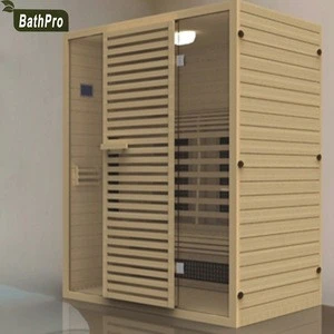Luxury Infrared Solid Wood Main Material ozone sauna room