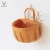 Import Made of natural home wall decor flower basket wood woven storage basket from China