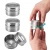 Import Magnetic Steel Spice Jar Set With Stickers Spice Tins Storage Container Pepper Shaker Bot Seasoning Sprays Tools Spice Jar from China