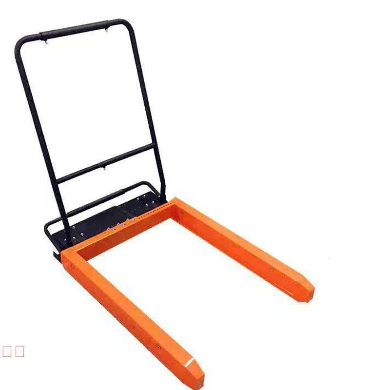 Manual Forklift container trolley for Plastic Basket hand trolley