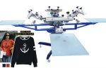 manual screen printing machine / printer for african print skirts and dresses