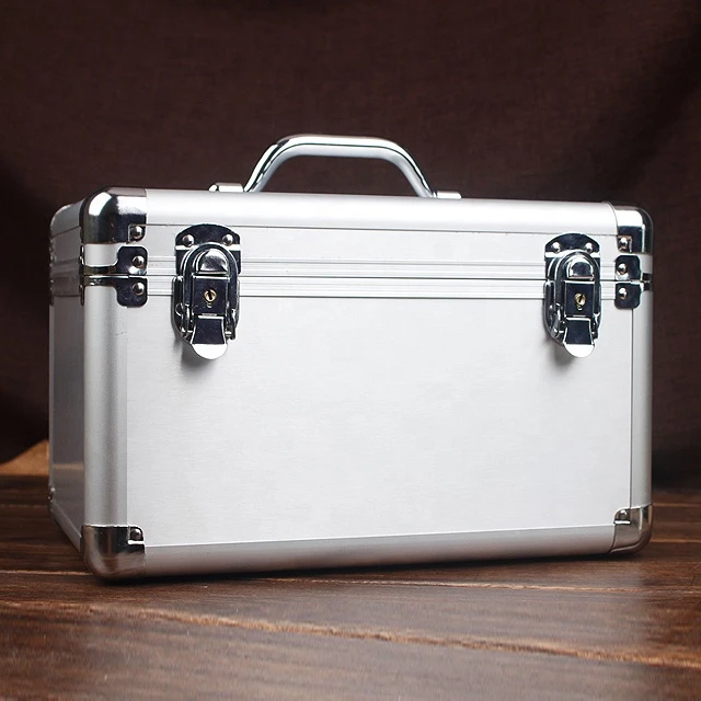 manufactory microphone storage aluminum case with wheels