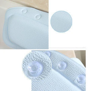 Manufactory PVC Foam Sponge Bath Pillow Bathtub Pillow HOME Hotel Bath Headrest
