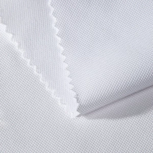 Manufacturer Bird Eye Mesh Fabric 110GSM Polyester Birds Eye Pique Knitted Sportswear Fabric-40